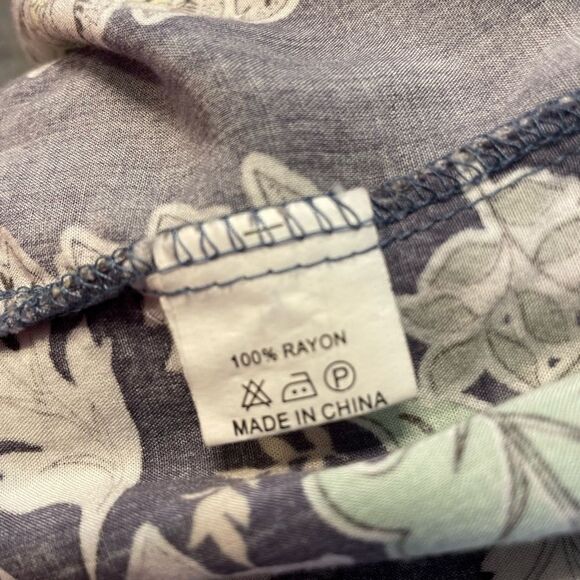 Jaase Anthropologie Wrap Peplum Floral Blouse Size L - Picture 8 of 9